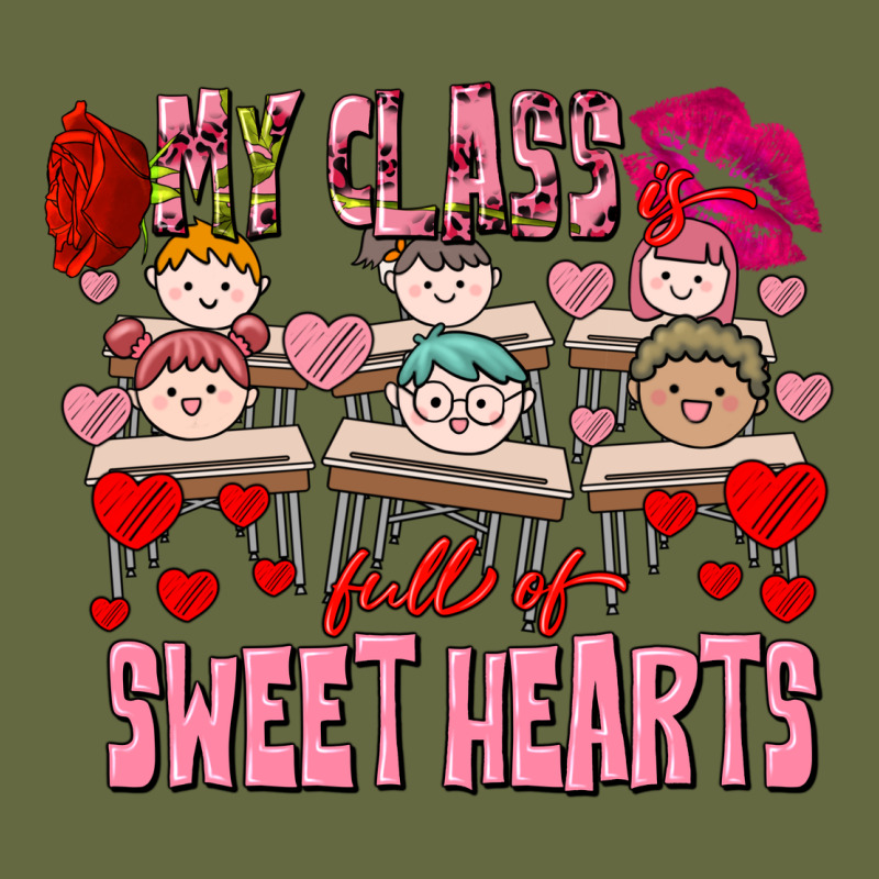 Valentine's Day My Class Is Full Of Sweet Hearts Long Sleeve Tee by FaDigitalArtStudio | Teevron
