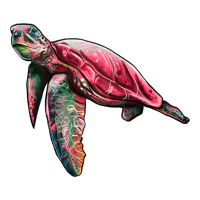 sea turtle pink glitter | Teevron