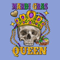 Skull Mardi Gras Queen Long Sleeve Tee | Teevron