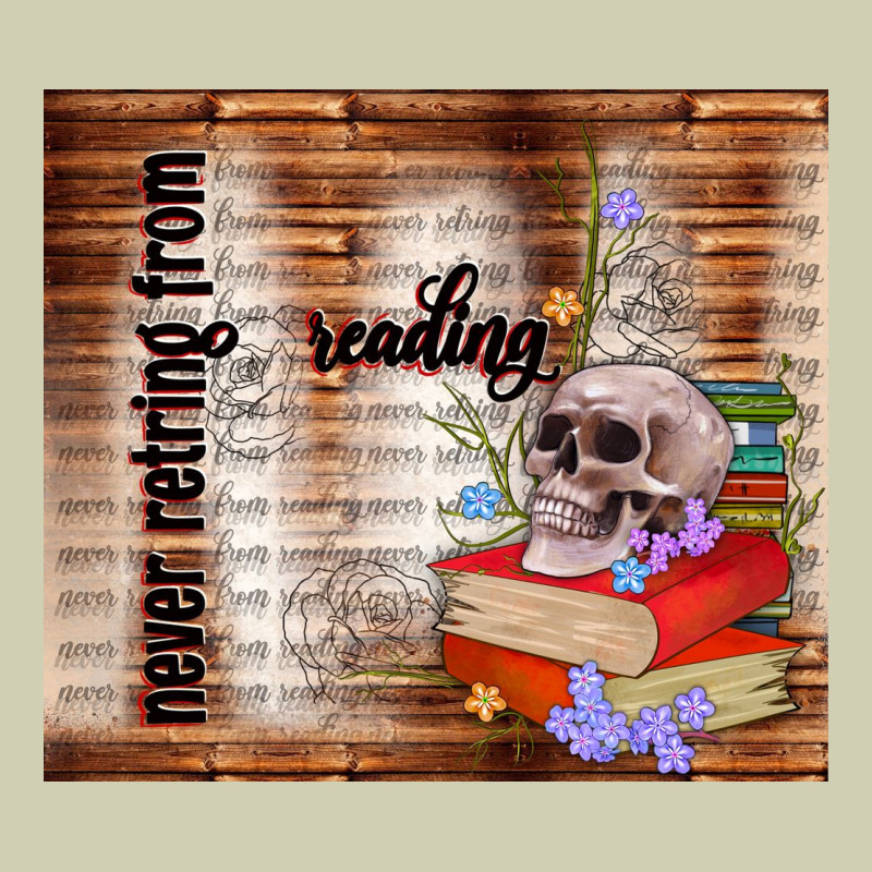 Never Retring From Reading Heavy Core Tee by TumblerDesignByShophia | Teevron