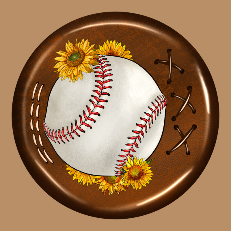 Baseball With Sunflower Round Earrings Vintage Hoodie by BundleAndBundleShop | Teevron