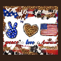Peace Love America Heavy Core Tee | Teevron