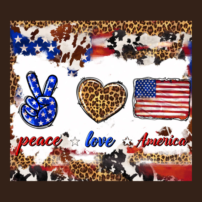 Peace Love America Heavy Core Tee by TumblerDesignByShophia | Teevron