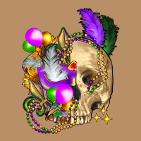Mardi Gras Skull Vintage Hoodie | Teevron