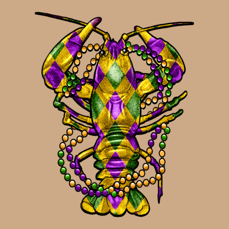 Mardi Gras Crawfish Vintage Hoodie by FaDigitalArtStudio | Teevron