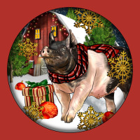 Hampshire Sow Pig Christmas Premium Hoodie | Teevron
