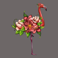 Flamingo With Tropical Flowers Classic Tee | Teevron