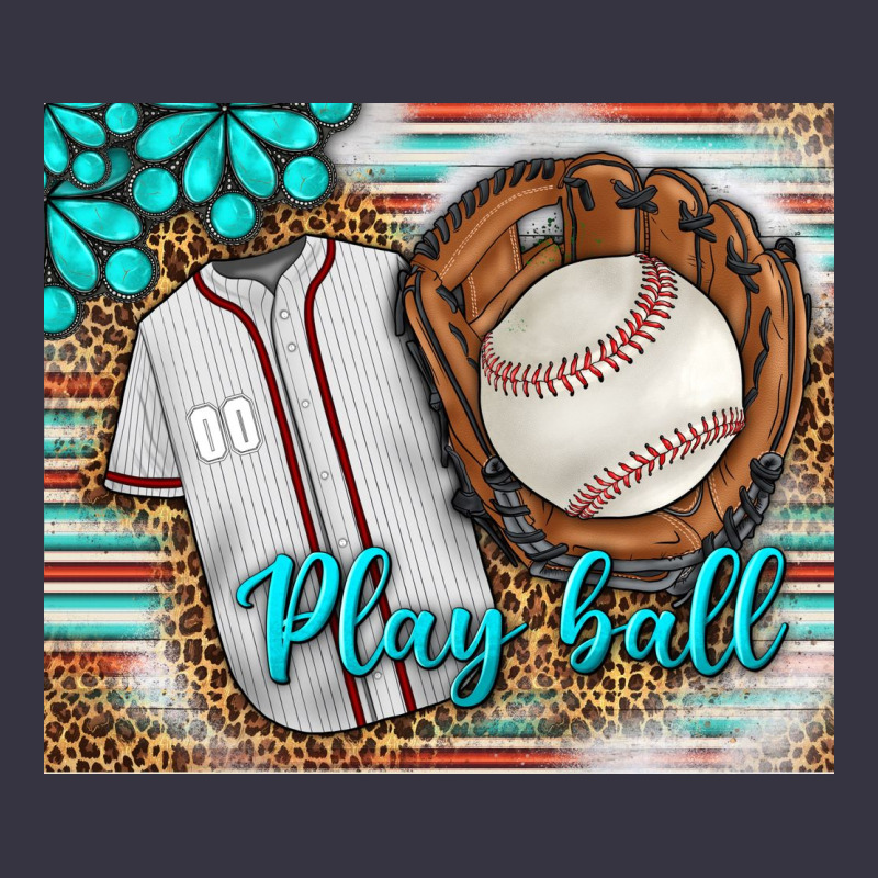 Baseball Play Ball With Leopard Mousepad Vintage Hoodie by BundleAndBundleShop | Teevron