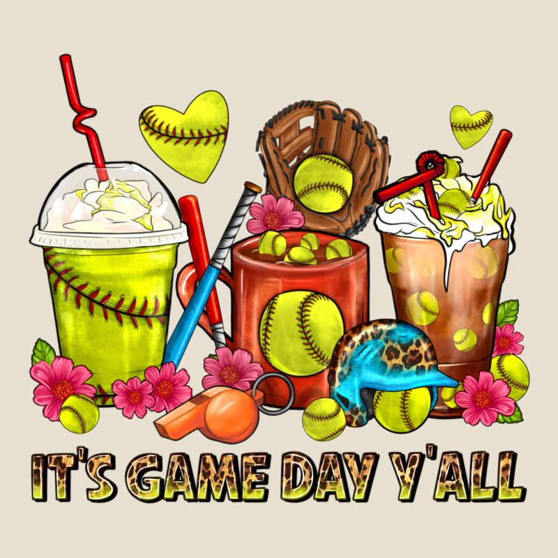 It's Game Day Y'all Softball Coffee Cups Urban Heavy Tee by FaDigitalArtStudio | Teevron