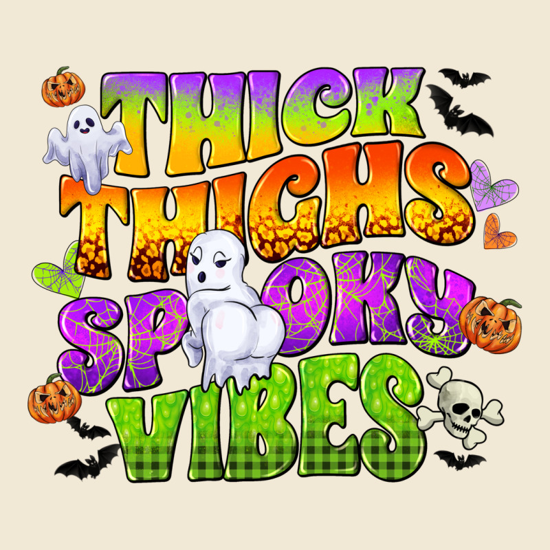 Thick Thighs And Spooky Vibes Premium Tee by CowGirlArtShop | Teevron