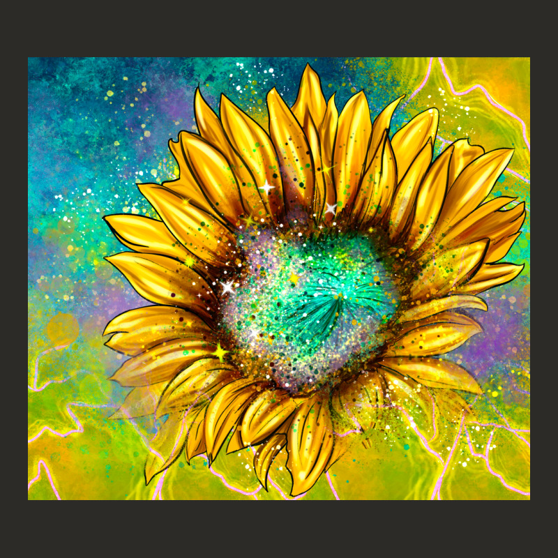 Sparkling Sunflower Heavy Core Tee by TumblerDesignByShophia | Teevron