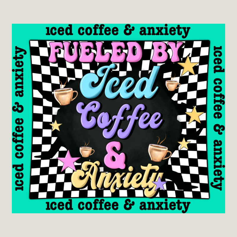 Fueled By ıced Coffee And Anxiety Heavy Core Tee by TumblerDesignByShophia | Teevron