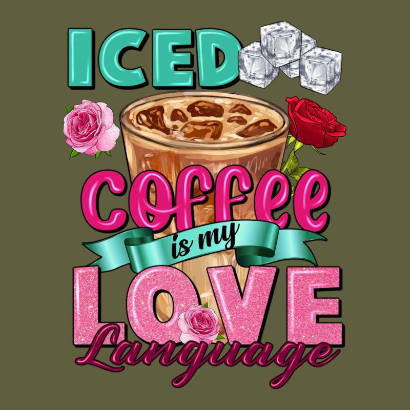 Iced Coffee Is My Love Language Valentine's Day Vintage Tee by FaDigitalArtStudio | Teevron