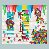 I Love Someone With Autism Heavy Core Tee | Teevron
