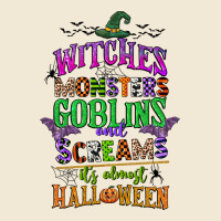 Witches Monsters Goblins And Screams Its Almost Halloween Premium Tee | Teevron