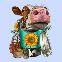 Simmental Cow Coffee Cup Urban Heavy Tee | Teevron