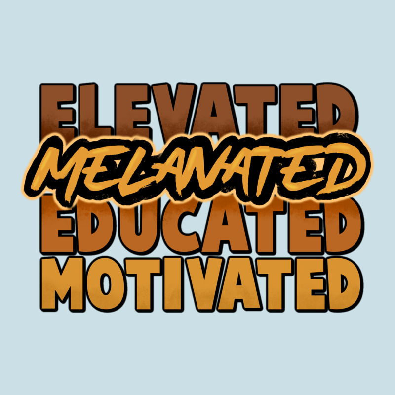 Elevated Melanated Educated Motivated Ladies Tee by HowdyJamesFarm | Teevron