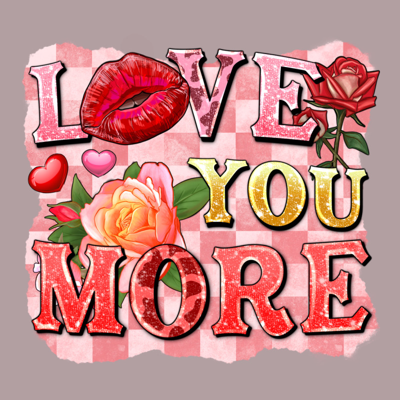Love You More Vintage Hoodie by FaDigitalArtStudio | Teevron