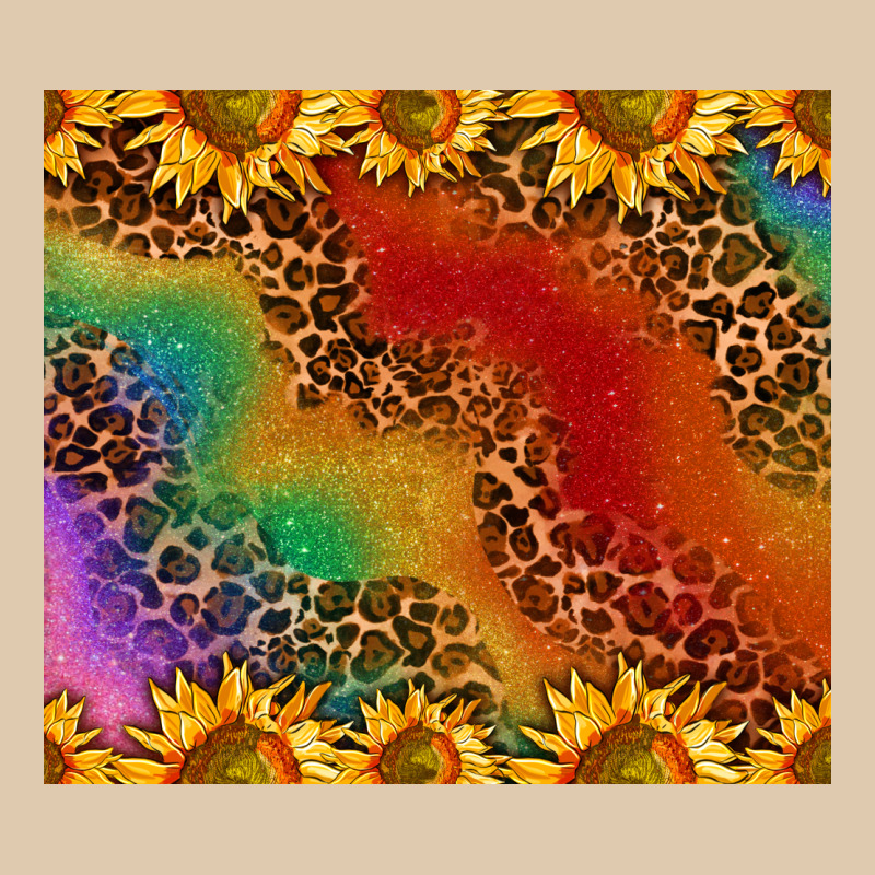 Pride Sunflower  Rainbow Leopard Heavyweight Sweatshirt by AdoDesignShop | Teevron