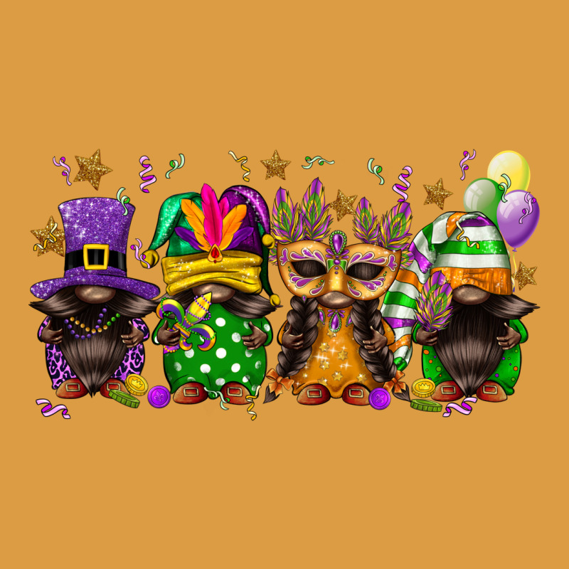Mardi Gras Afro Gnomies Urban Heavy Tee by FaDigitalArtStudio | Teevron