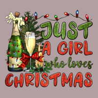 Just A Girl Who Loves Christmas Vintage Hoodie | Teevron
