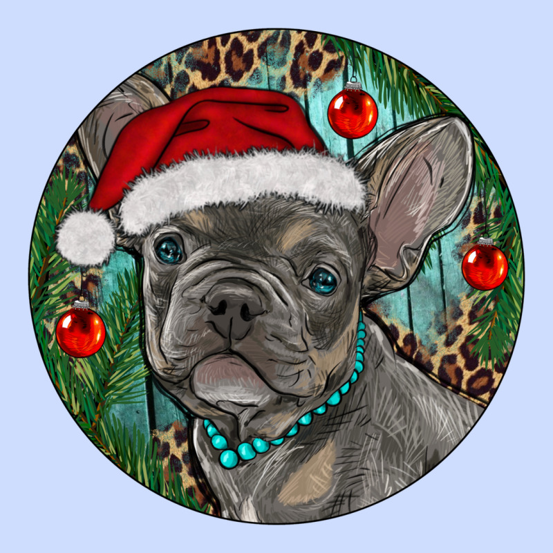 Frenchie Christmas Urban Heavy Tee by RanaPortraitStore | Teevron
