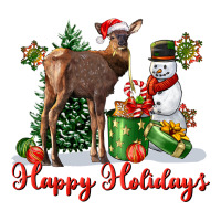 happy holidays baby deer | Teevron