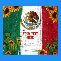Preview Cactus Sunflower Mexican Flag Classic Tee | Teevron
