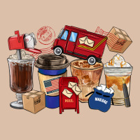 Postal Worker Coffee Cups Urban Heavy Tee | Teevron