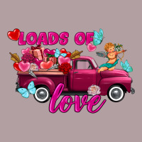 Loads Of Love Valentine's Day Truck Vintage Hoodie | Teevron