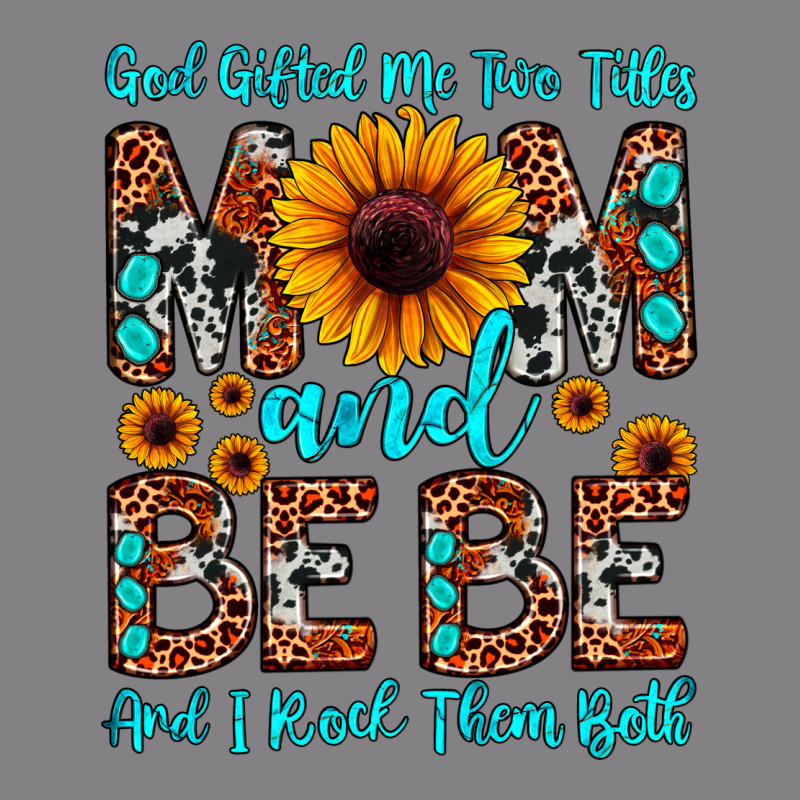 God Gifted Me Two Titles Mom And Bebe  And I Rock Heavyweight Hoodie by JahusDesignShop | Teevron