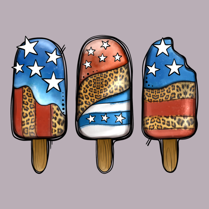 Patriotic Leopard Popsicles Vintage Tee by Jasminsmagicworld | Teevron