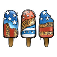 Patriotic Leopard Popsicles | Teevron