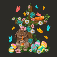 Western Rabbit With Cross Easter Day Heavy Core Tee | Teevron