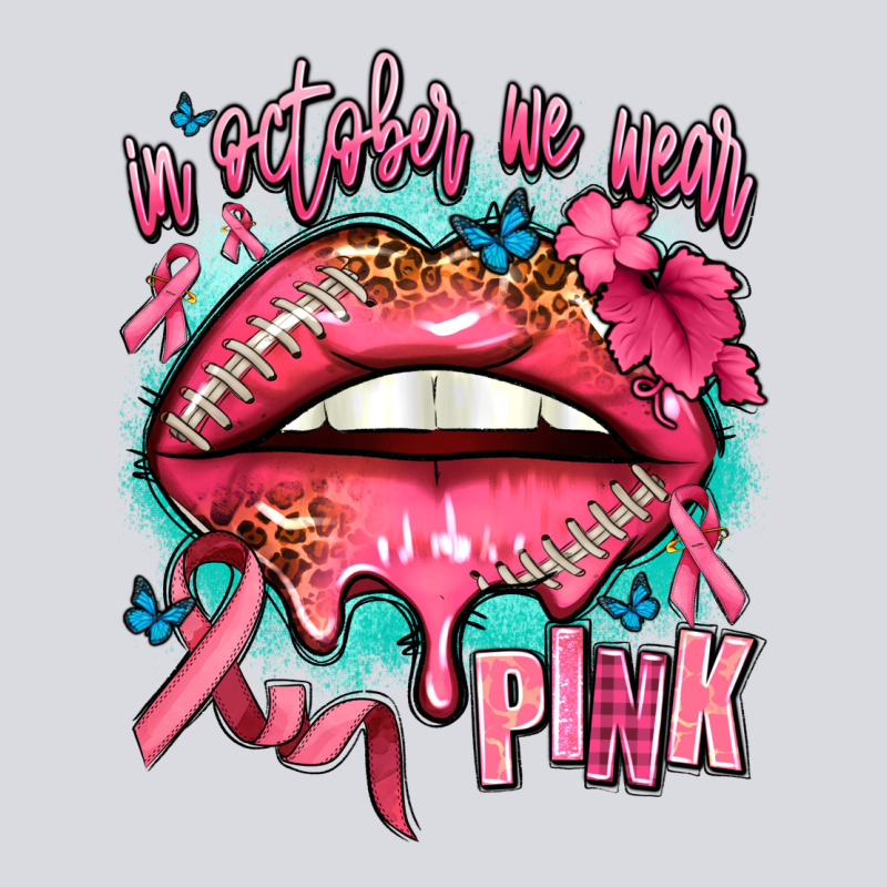 In October We Wear Pink  Lips Zipper Hoodie by AdoDesignShop | Teevron