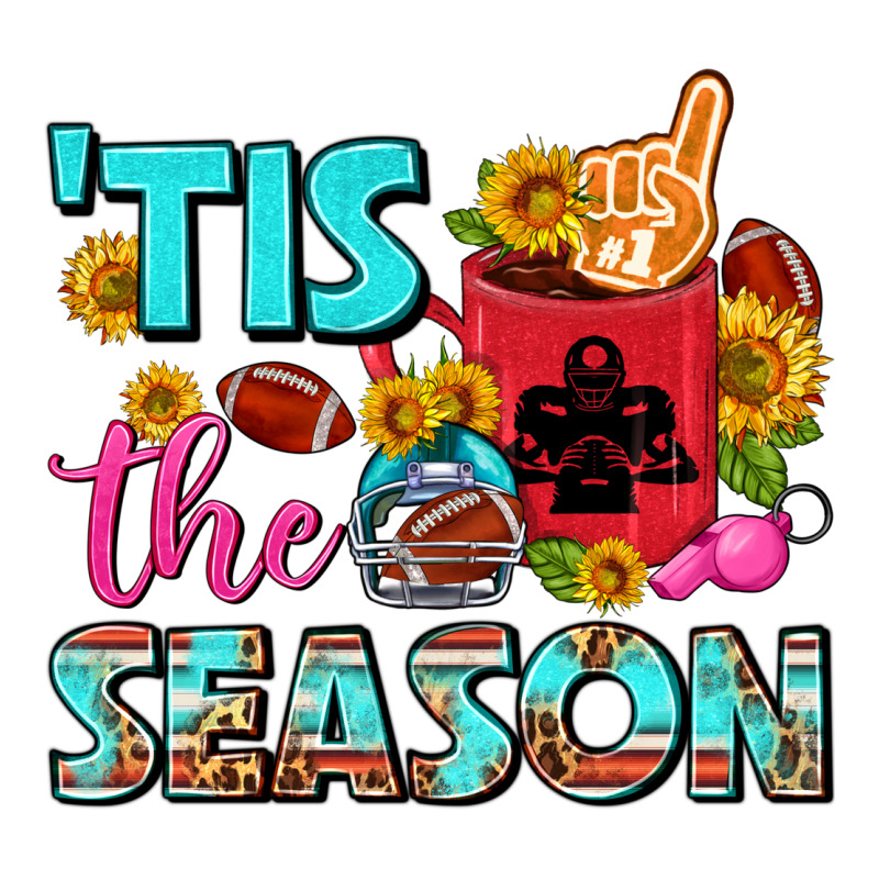 Tis The Season Football Coffee Mug Urban Heavy Tee by FaDigitalArtStudio | Teevron