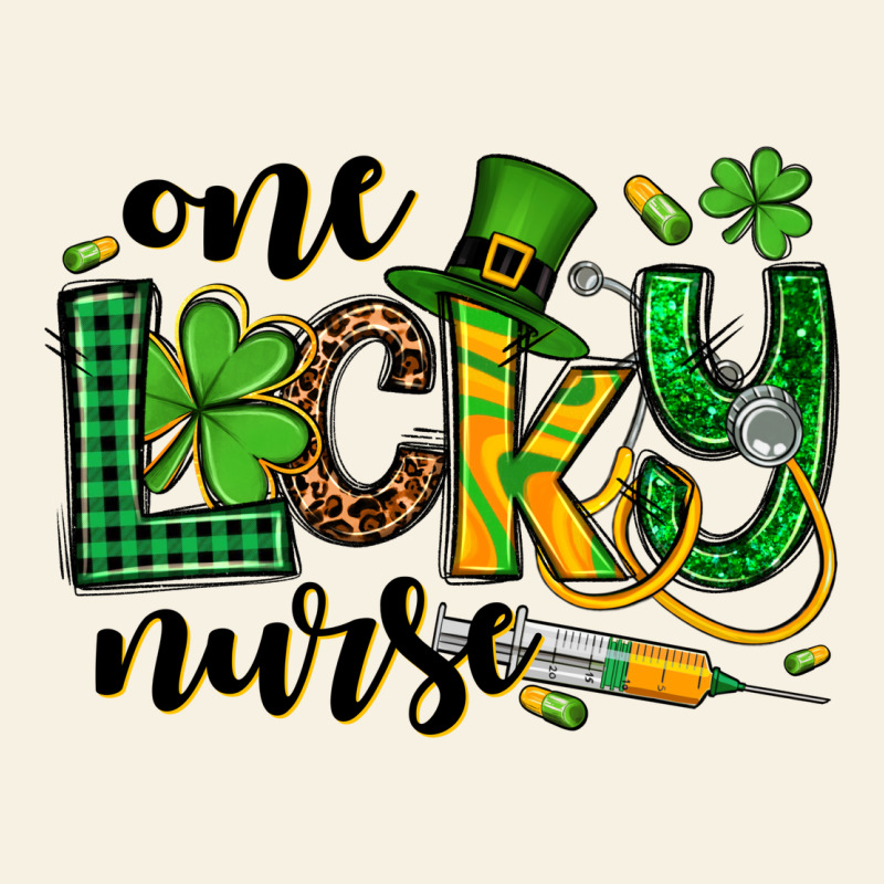 St. Patrick's Day One Lucky Nurse Vintage Tee by OliviaCreatesArt | Teevron
