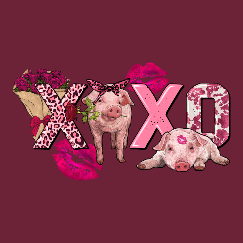 Valentine's Day Pig Xoxo Long Sleeve Tee by FaDigitalArtStudio | Teevron