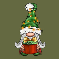 Christmas Gnome With Gift Long Sleeve Tee | Teevron