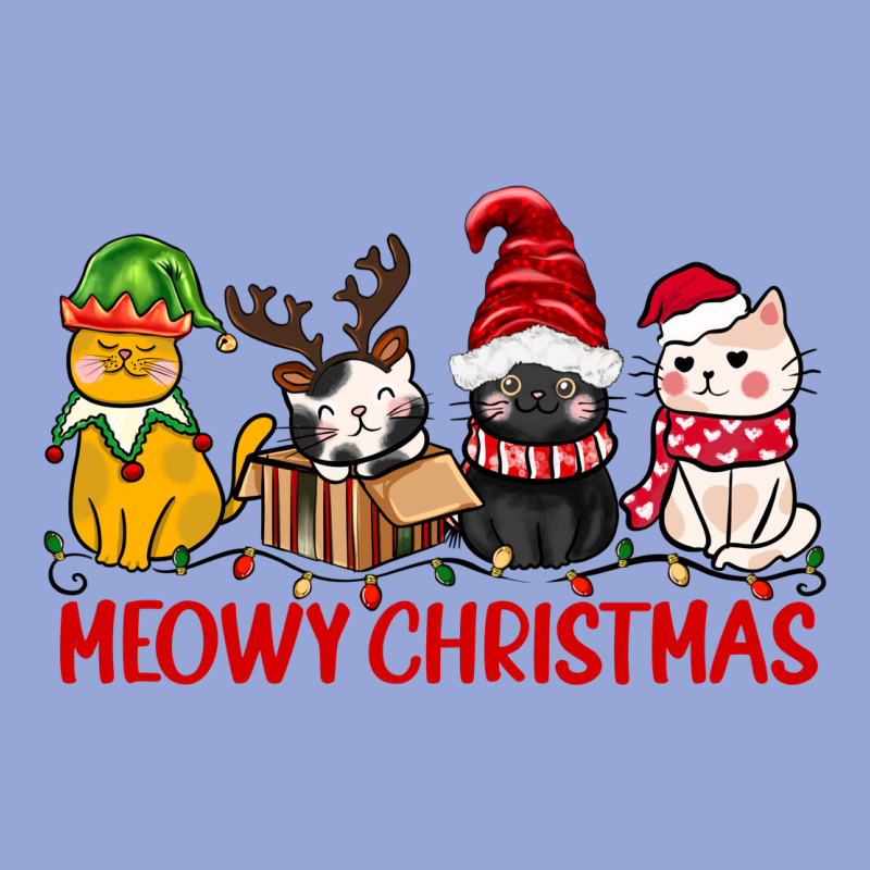 Meowy Christmas Classic Tee by CowGirlArtShop | Teevron