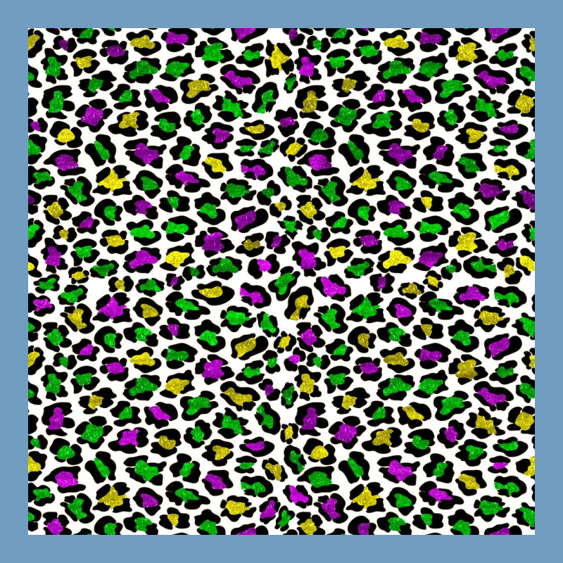 Mardi Gras Leopard  Seamless Pattern Urban Heavy Tee by FaDigitalArtStudio | Teevron