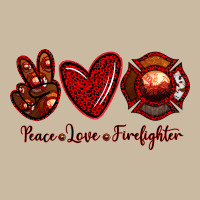 Peace Love Firefighter Long Sleeve Tee | Teevron