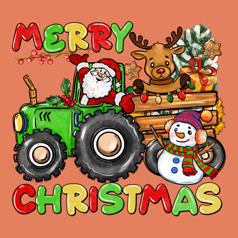 Merry Christmas Crew Tractor Classic Tee by CowGirlArtShop | Teevron