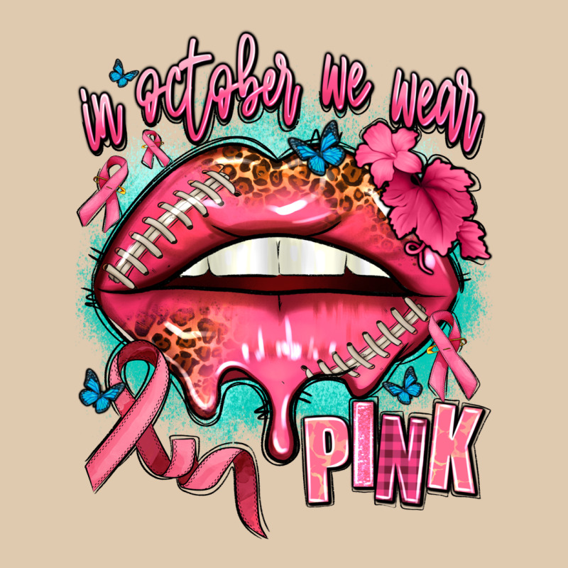 In October We Wear Pink  Lips Heavyweight Sweatshirt by AdoDesignShop | Teevron