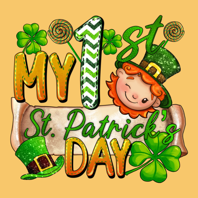 My 1'st St Patrick's Day Vintage Hoodie by FaDigitalArtStudio | Teevron
