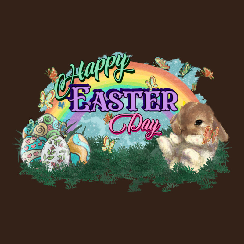 Happy Easter Day Rainbow Heavy Core Tee by HowdyJamesFarm | Teevron