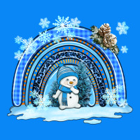 Winter   Rainbow And Snowman Zipper Hoodie | Teevron