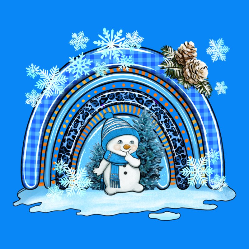 Winter   Rainbow And Snowman Zipper Hoodie by AdoDesignShop | Teevron