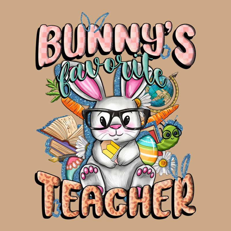 Bunny's Favorite Teacher Easter Day Vintage Hoodie by FaDigitalArtStudio | Teevron