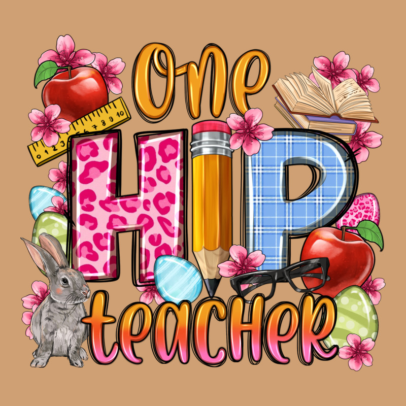 Easter Day One Hip Teacher Vintage Tee by OliviaCreatesArt | Teevron
